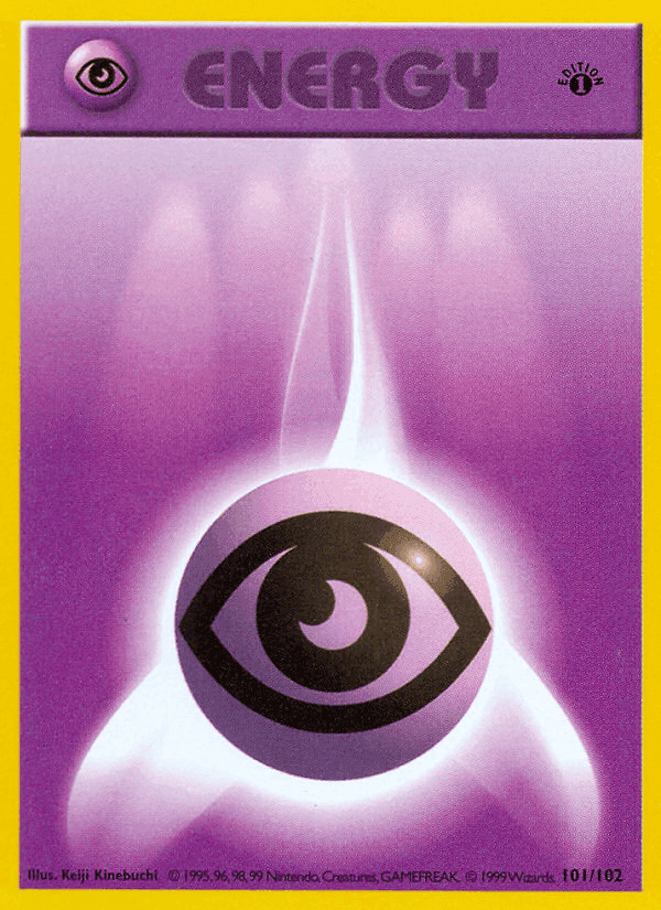 Psychic Energy, card 101 from Base Set