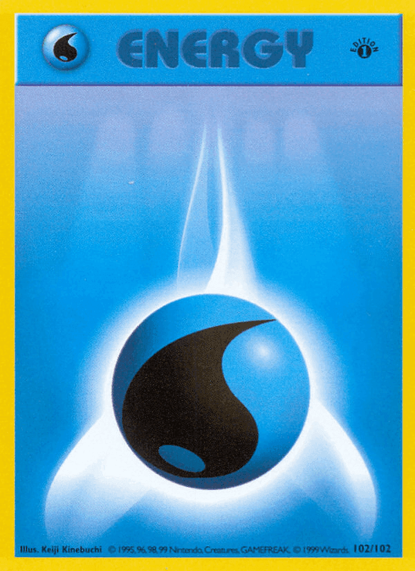 Water Energy, card 102 from Base Set