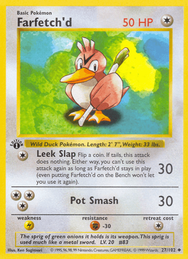 Farfetch'd, carta 27 di Set Base