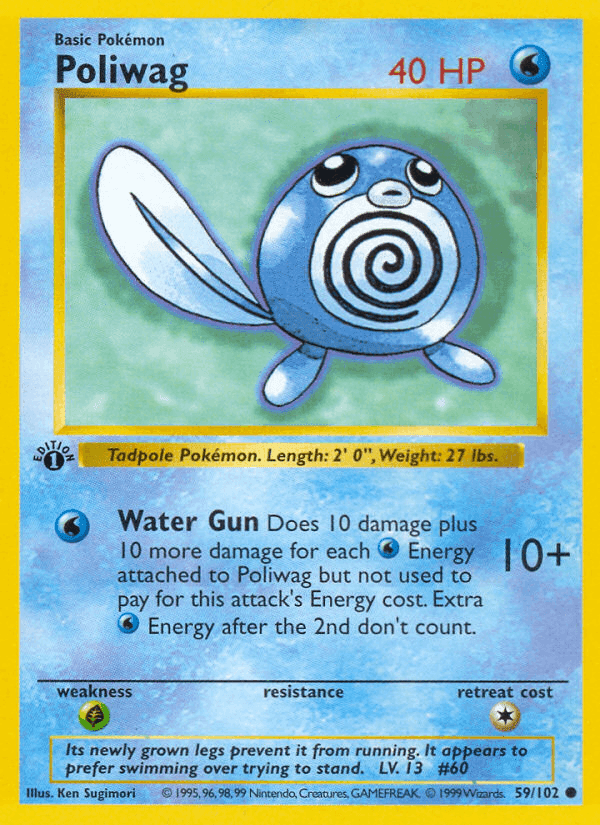 Poliwag, carta 59 di Set Base
