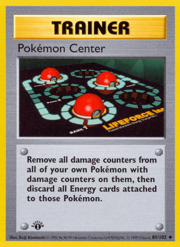 Pokémon Center, card 85 from Base Set