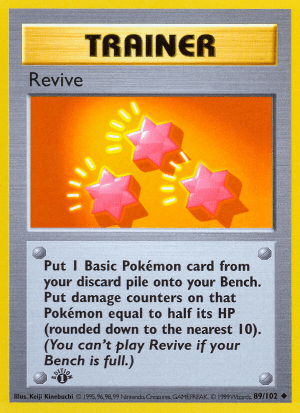 Revive, card 89 from Base Set