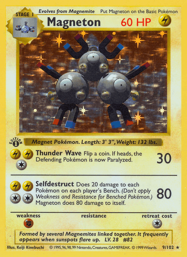 Magneton, carta 9 de Edición Básica