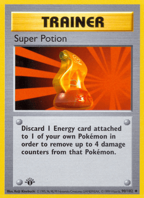 Super Potion, card 90 from Base Set