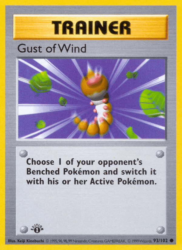 Gust of Wind, card 93 from Base Set