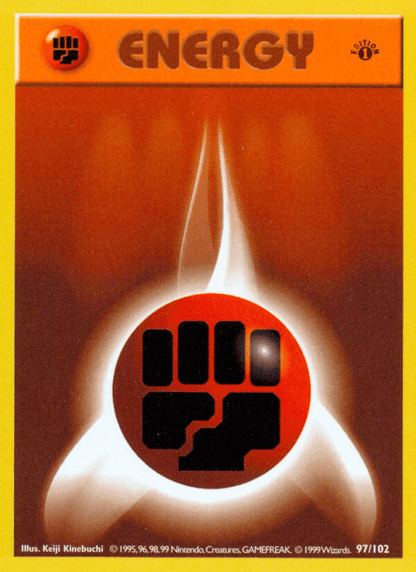 Fighting Energy, card 97 from Base Set