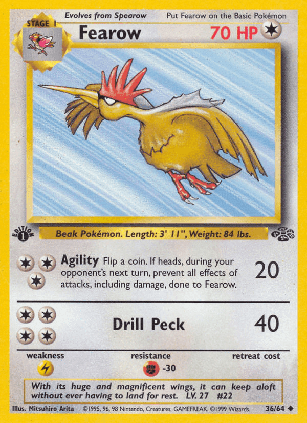 Fearow, carta 36 de Jungla