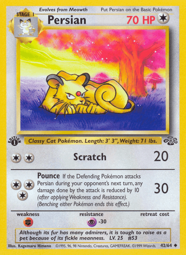 Persian, carta 42 de Jungla