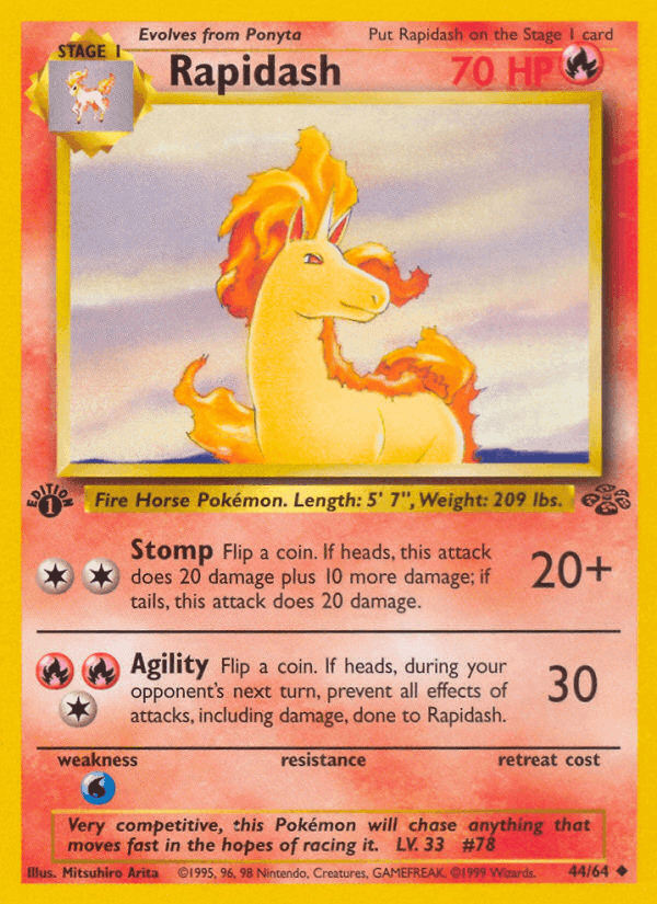Jungle の 44 番、Rapidash