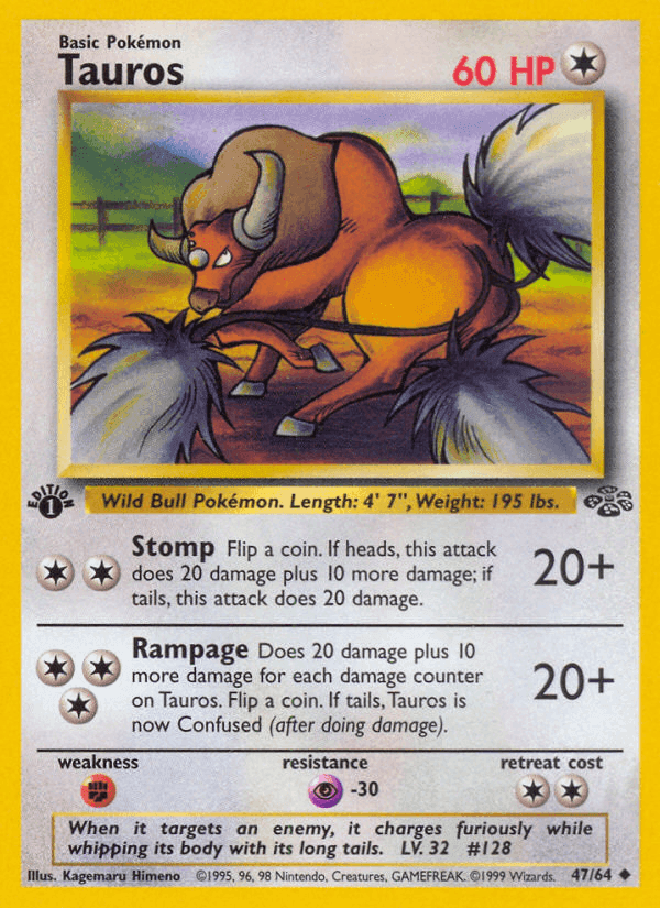 Tauros, carta 47 de Jungla