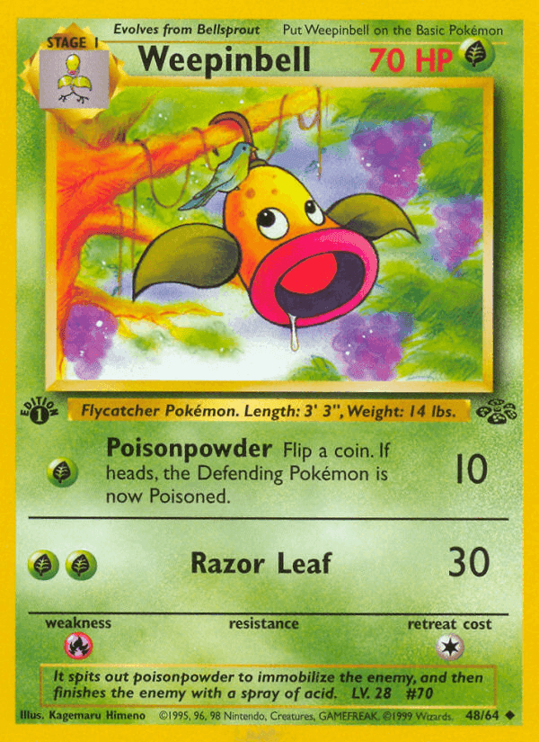 Weepinbell, carta 48 de Jungla