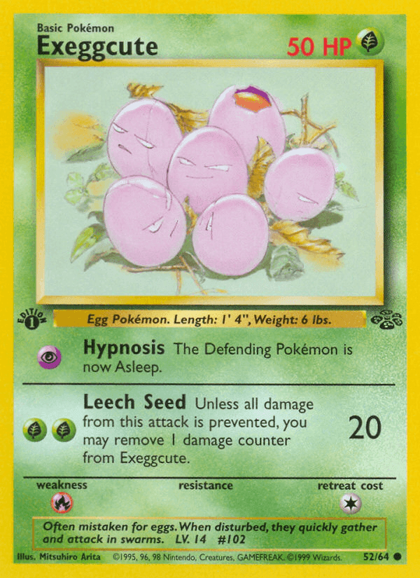 Exeggcute, card 52 from Jungle