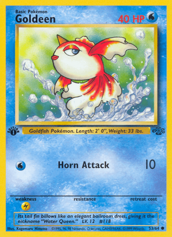 Goldeen, card 53 from Jungle