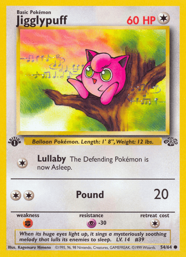 Jigglypuff, carta 54 de Jungla