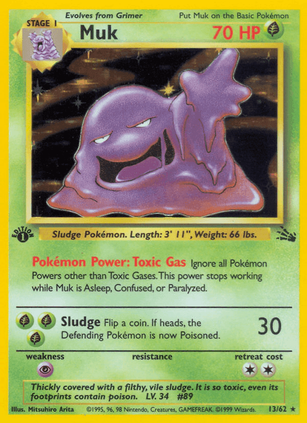 Muk, card 13 from Fossil