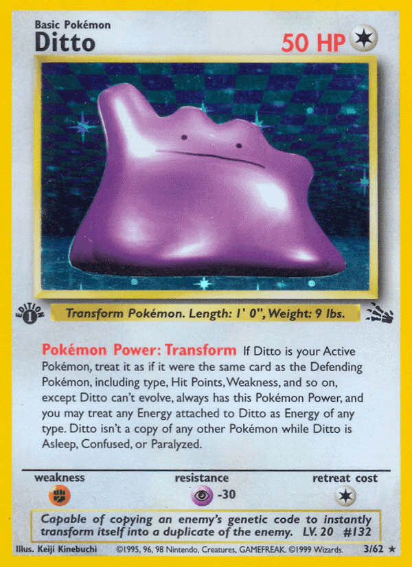 Ditto, card 3 from Fossil