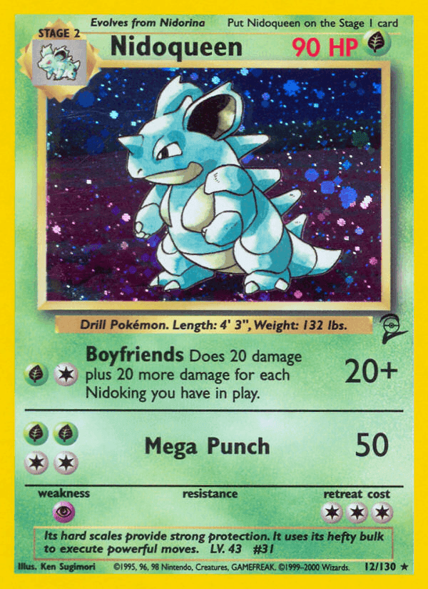 Base Set 2 の 12 番、Nidoqueen