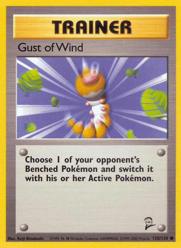 Gust of Wind, card 120 from Base Set 2