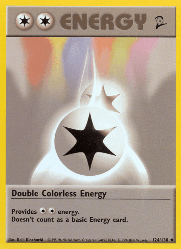 Double Colorless Energy, card 124 from Base Set 2
