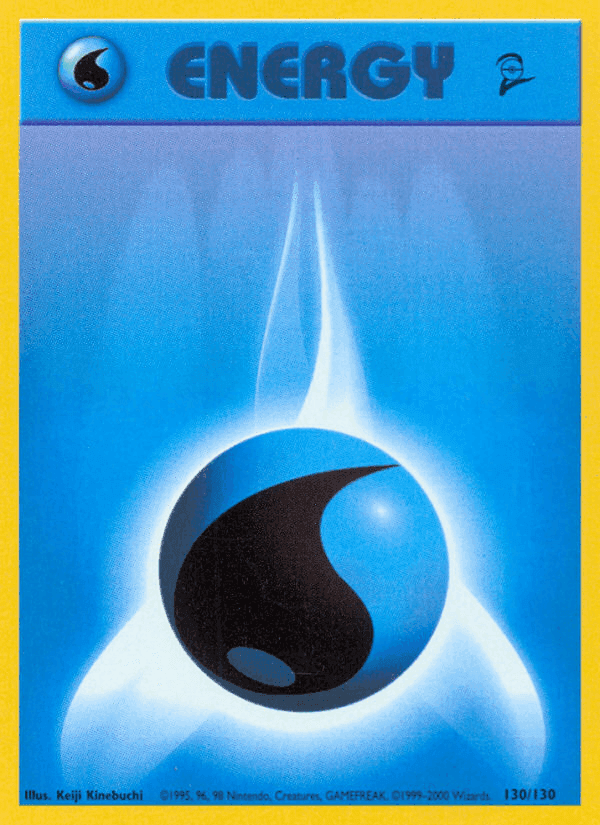Water Energy, card 130 from Base Set 2
