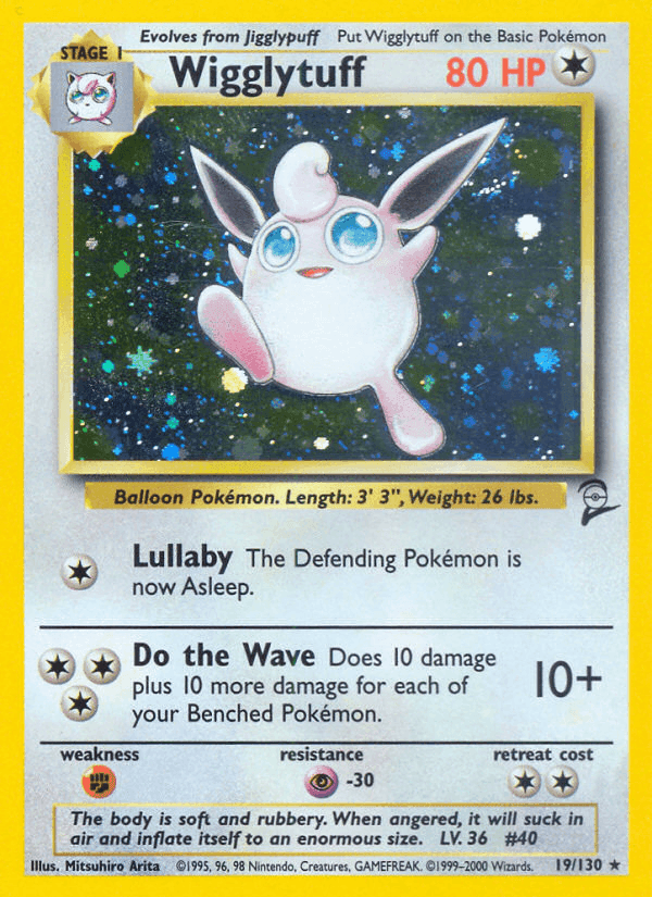Wigglytuff, carte 19 de Base Set 2