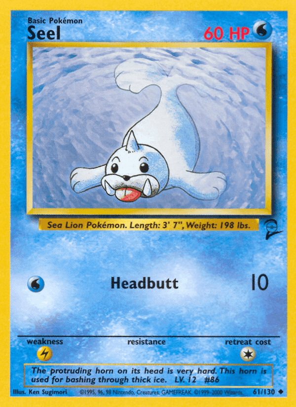Seel, card 61 from Base Set 2