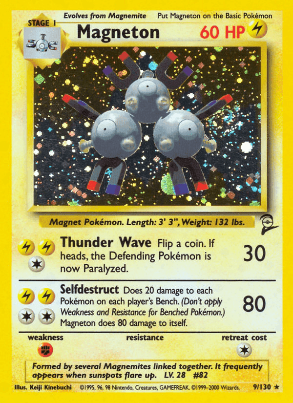Magneton, carte 9 de Base Set 2