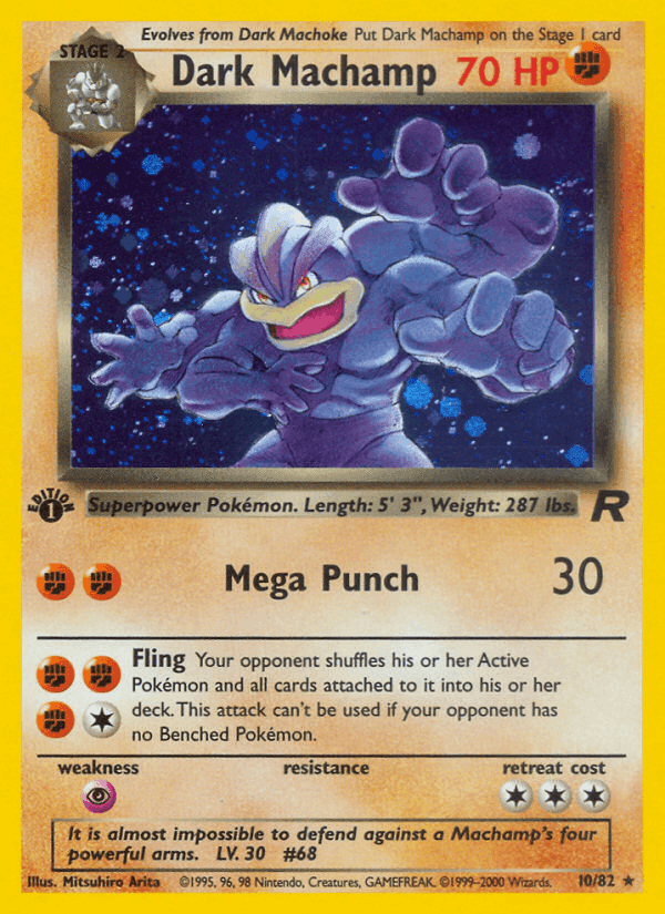 Dark Machamp, carta 10 de Team Rocket