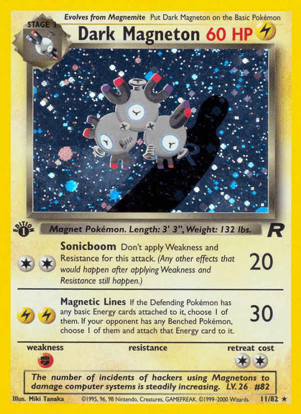 Dark Magneton, carta 11 di Team Rocket