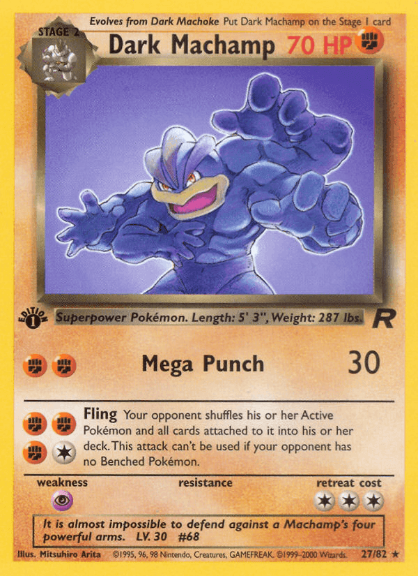 Team Rocket の 27 番、Dark Machamp