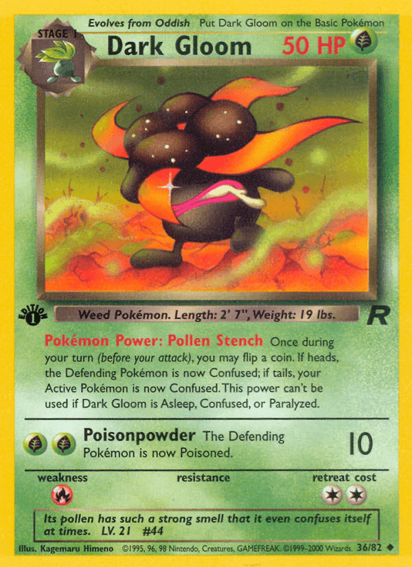 Dark Gloom, carta 36 de Team Rocket
