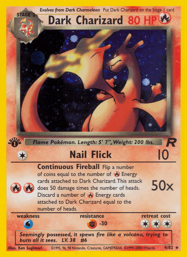 Dark Charizard, carta 4 de Team Rocket