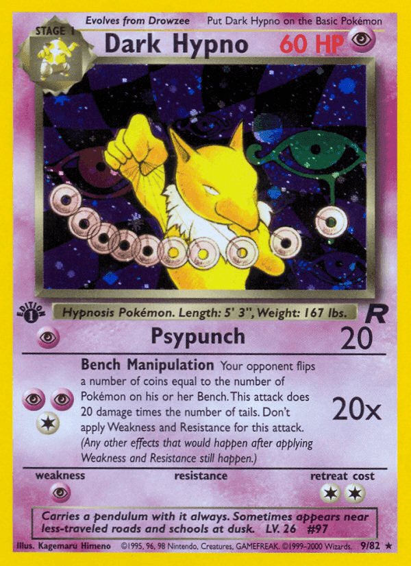 Dark Hypno, carta 9 di Team Rocket
