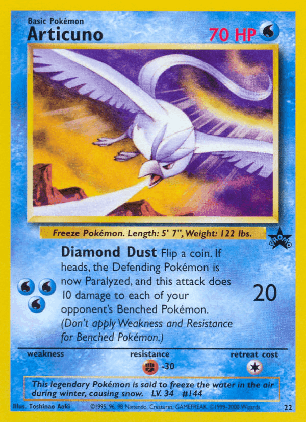 Artikodin, carte 22 de Wizards Black Star Promos