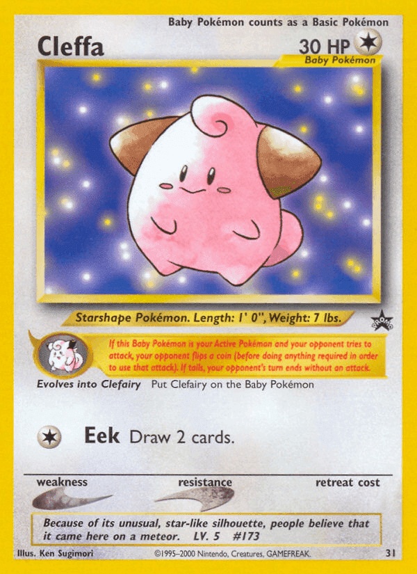 Cleffa, carta 31 di Wizards Black Star Promos