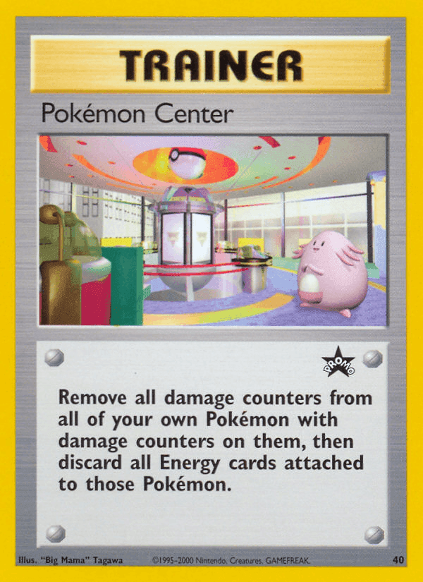Pokémon Center, carte 40 de Wizards Black Star Promos