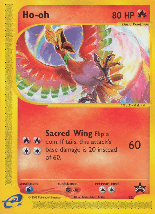 Ho-oh, carte 52 de Wizards Black Star Promos