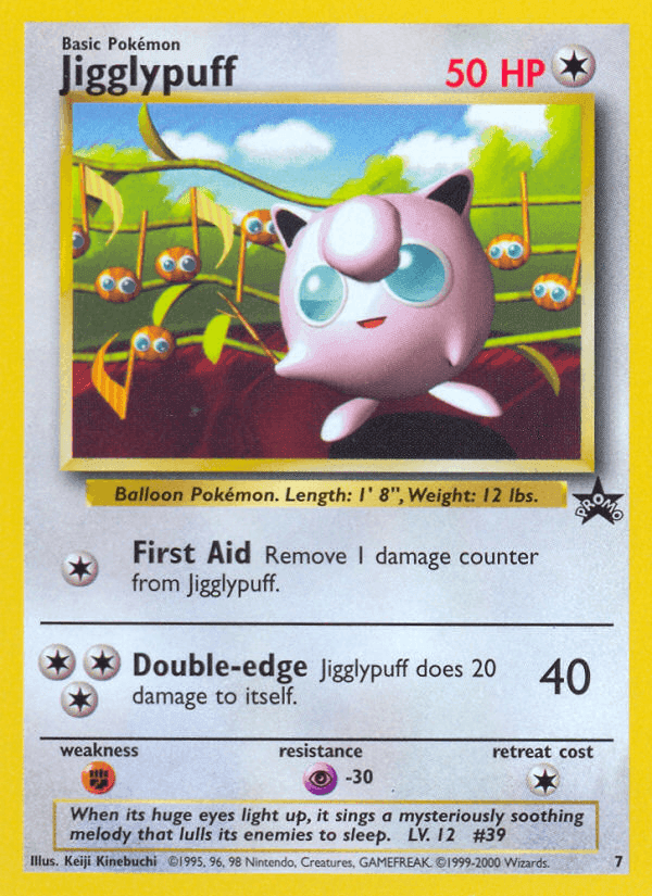 Jigglypuff, carta 7 de Wizards Black Star Promos
