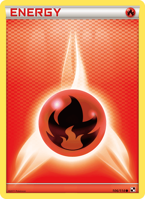 Fire Energy, card 106 from Black & White