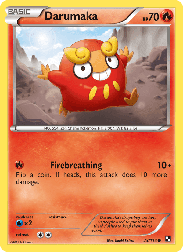 Darumaka, card 23 from Black & White