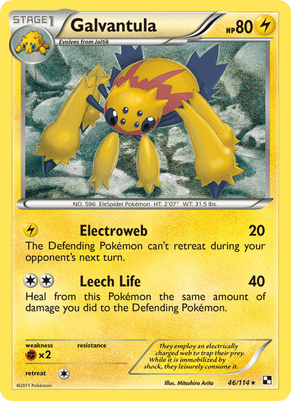 Galvantula, card 46 from Black & White