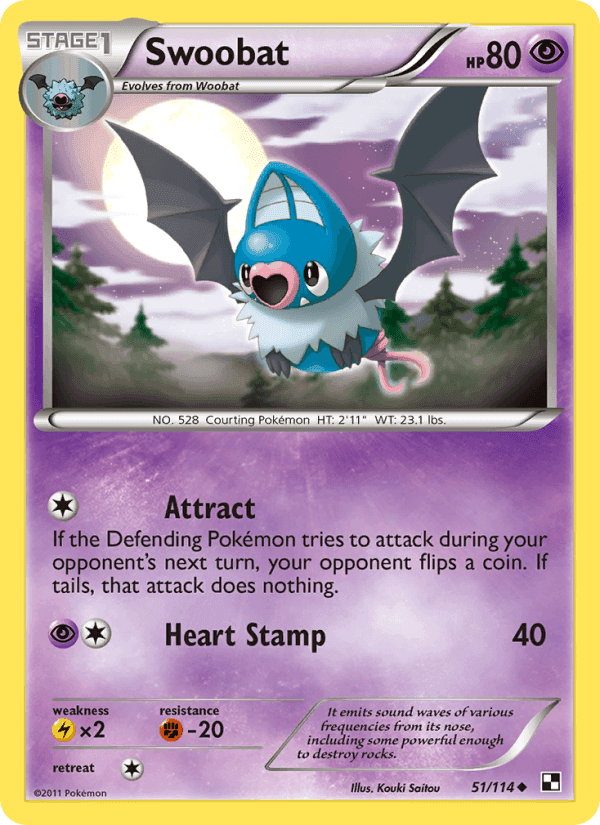 Black & White の 51 番、Swoobat