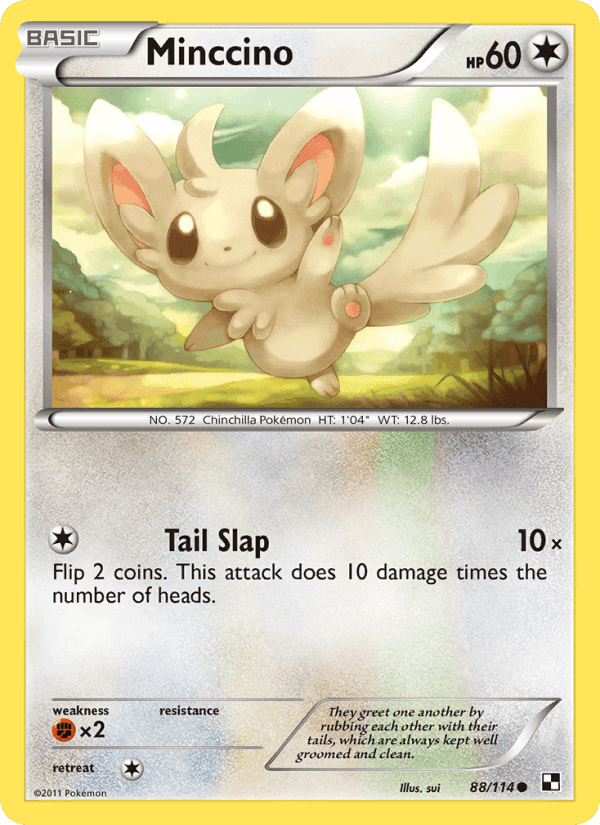 Minccino, card 88 from Black & White