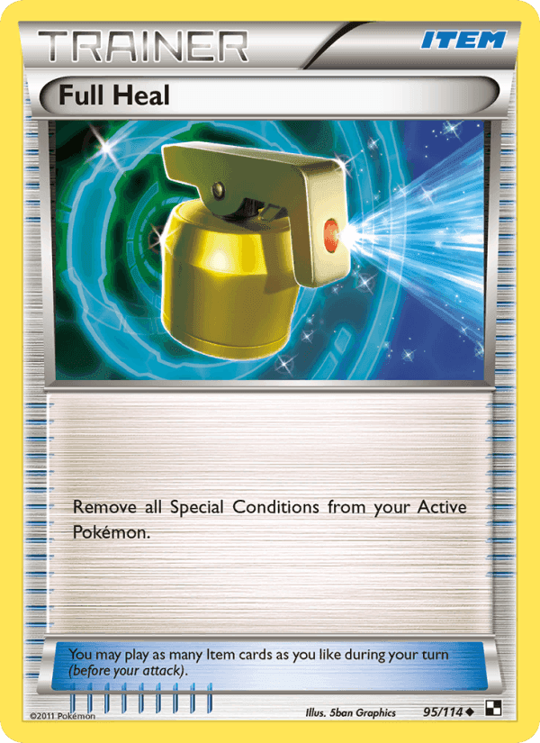 Full Heal, card 95 from Black & White
