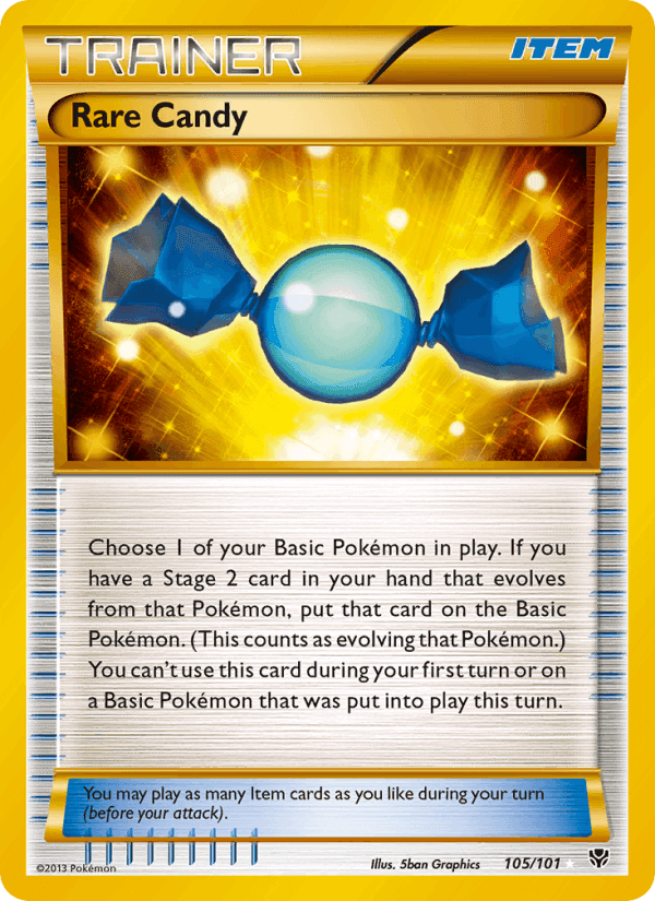 Rare Candy, card 105 from Plasma Blast