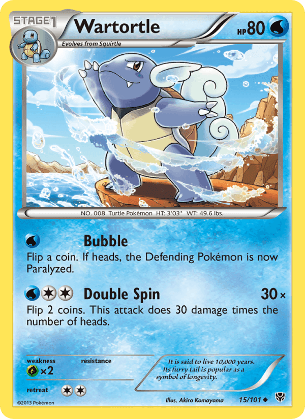 Plasma Blast の 15 番、Wartortle