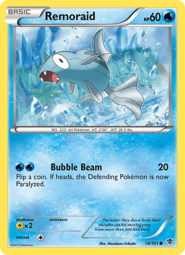 Remoraid, card 18 from Plasma Blast