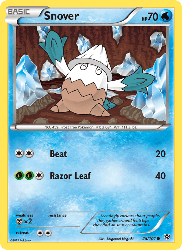 Snover, carta 25 de Plasma Blast
