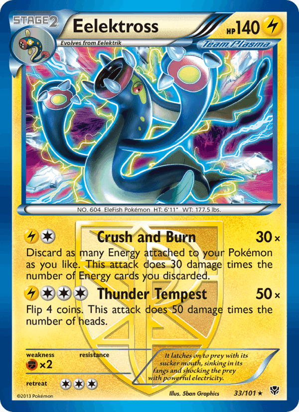 Eelektross, card 33 from Plasma Blast