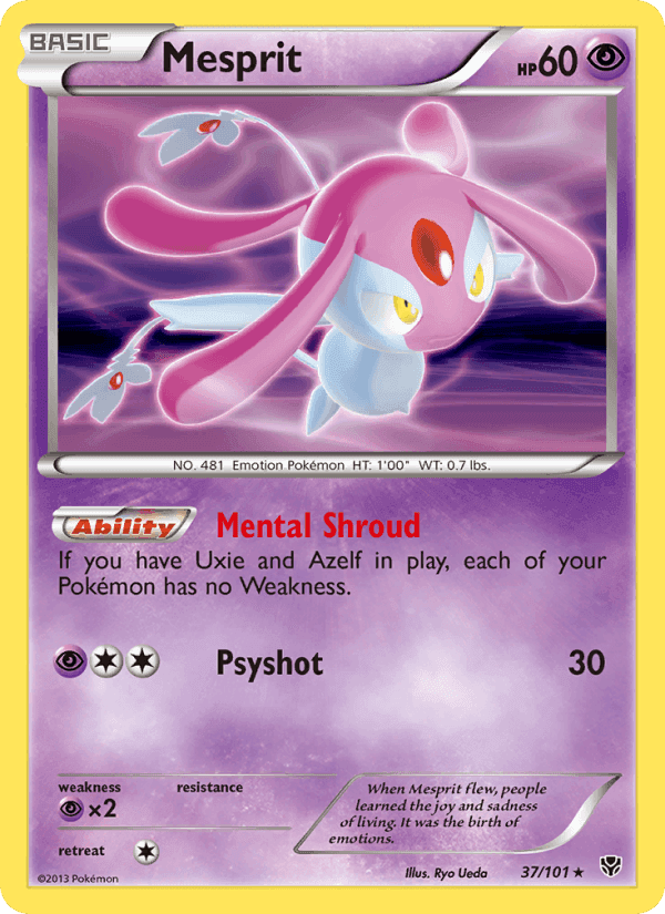 Mesprit, card 37 from Plasma Blast